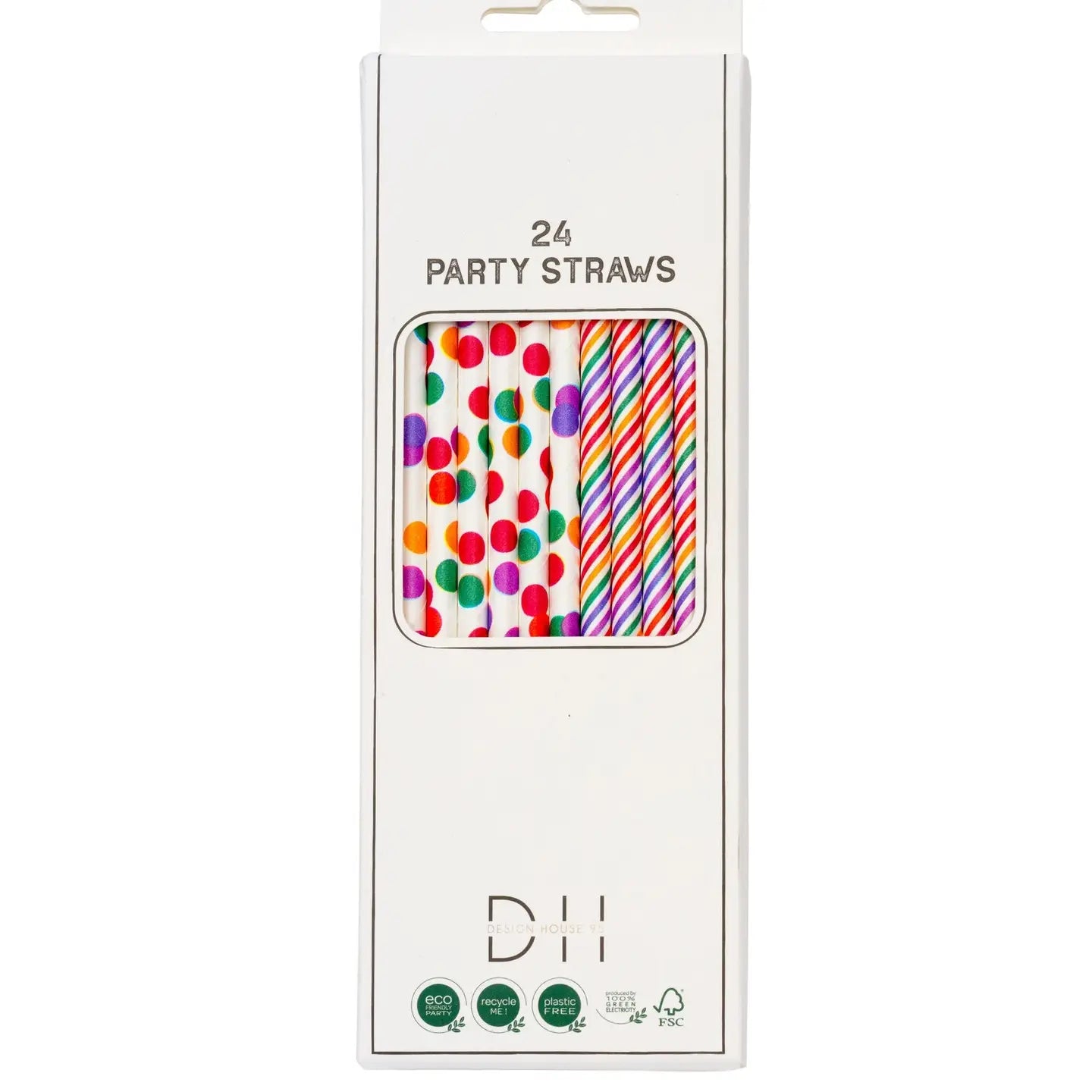 Papiertrinkhalm Carousel + Confetti