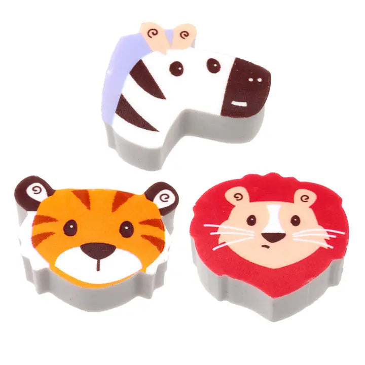 Wild Wonders Radiergummis 3er Set (Copy)