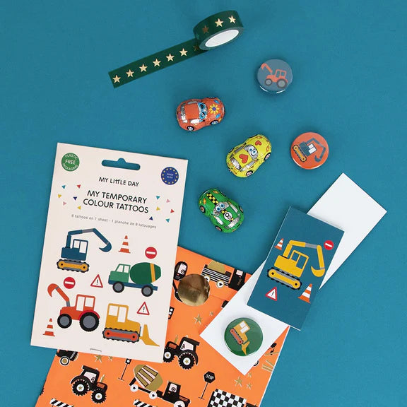 Mini Notizbuch Baustelle