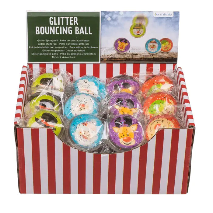 Glitzernder Hüpfball