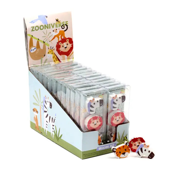 Wild Wonders Radiergummis 3er Set (Copy)