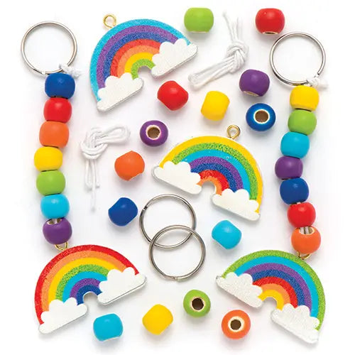Schlüsselanhänger-Bastelset: Regenbogen