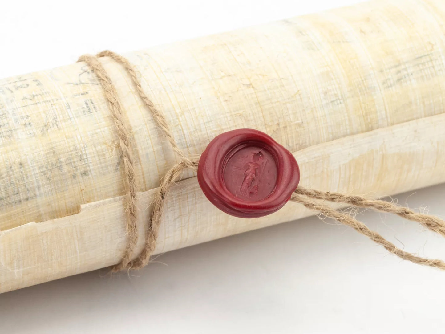 WACHSSIEGEL MIT MINERVA - ECHTES RÖMISCHES RINGSIEGEL