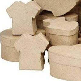 Pappmache Schachteln ideal zum Bemalen oder für Decoupage Technik