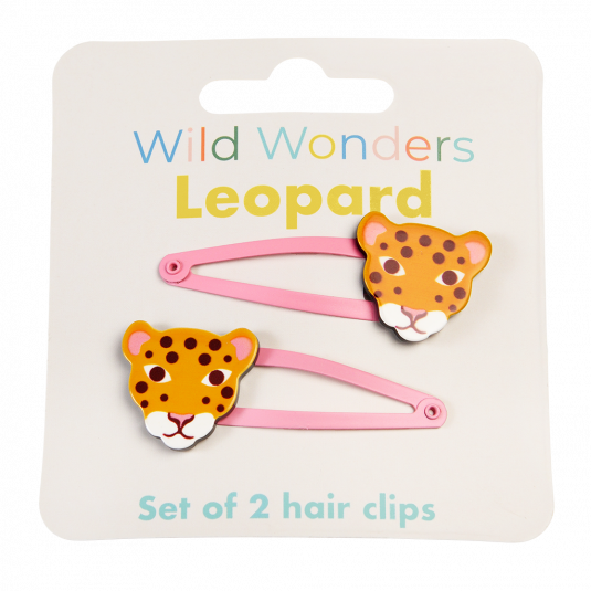 Haarspangen Leopard
