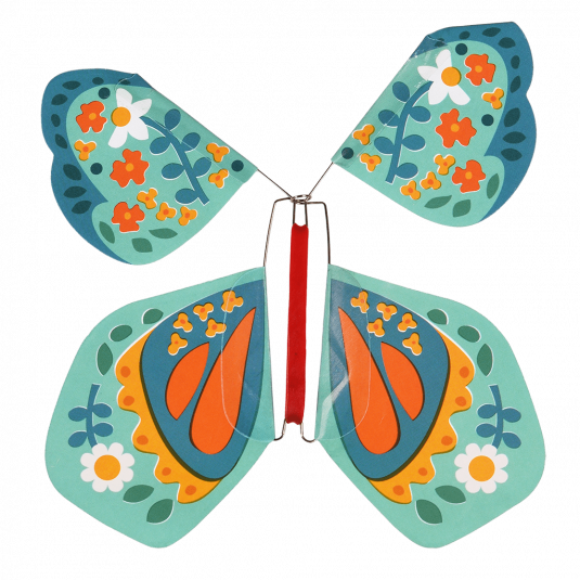 MAGISCHER SCHMETTERLING IN BLAU ODER ROSA
