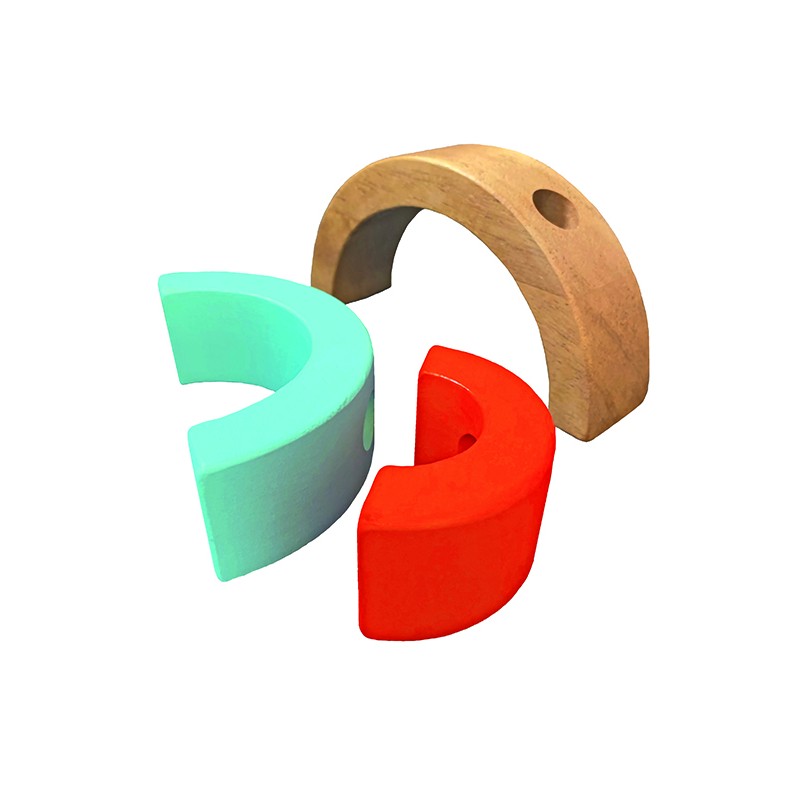 Circular Culboto — Stapelspielzeug aus Holz