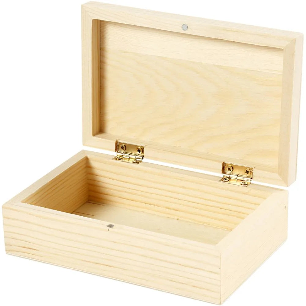 Holzkasten zum Bekleben und Bemalen