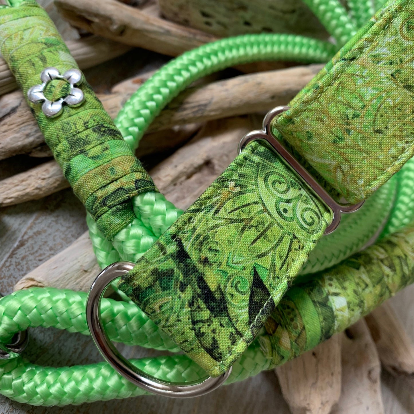 Hunde-Halsband & Leine "Caipirinha"