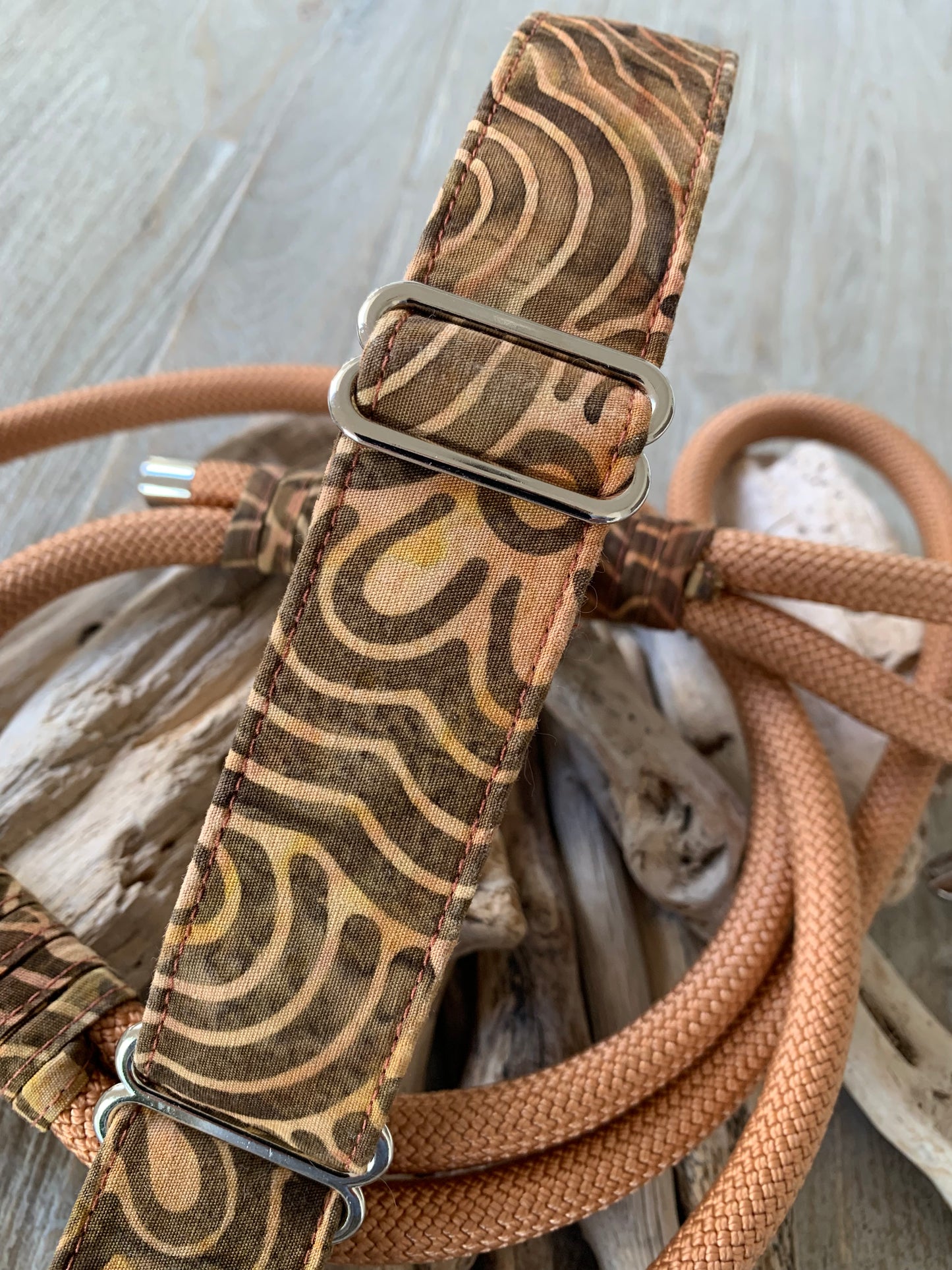 Hunde-Halsband & Leine "Golden Copper"