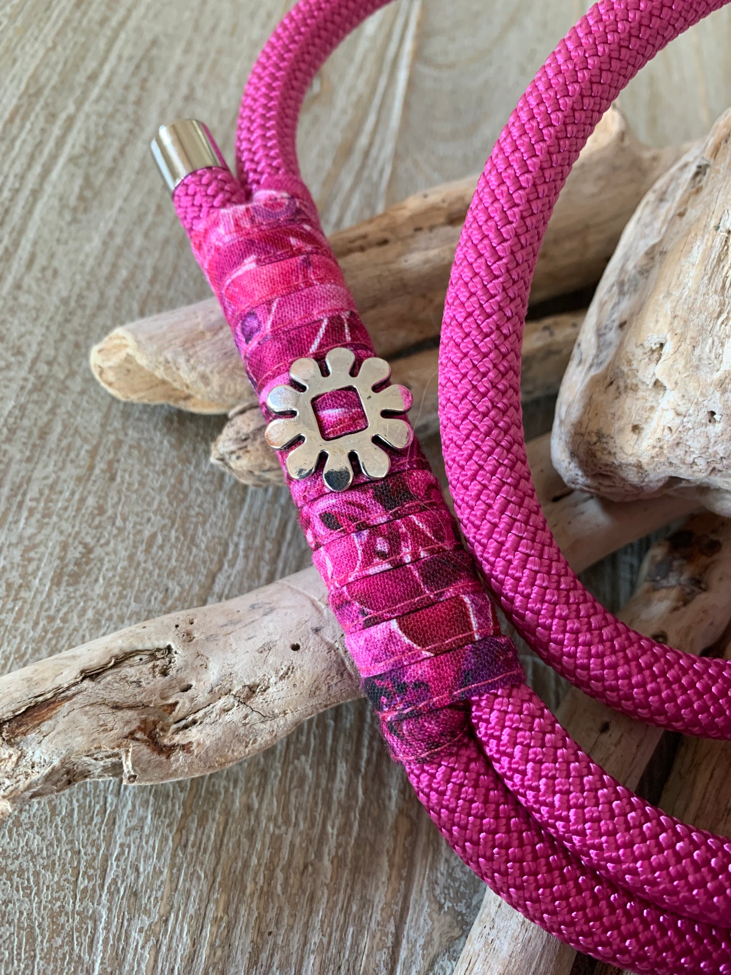 Hunde-Halsband & Leine "Pink Passion"