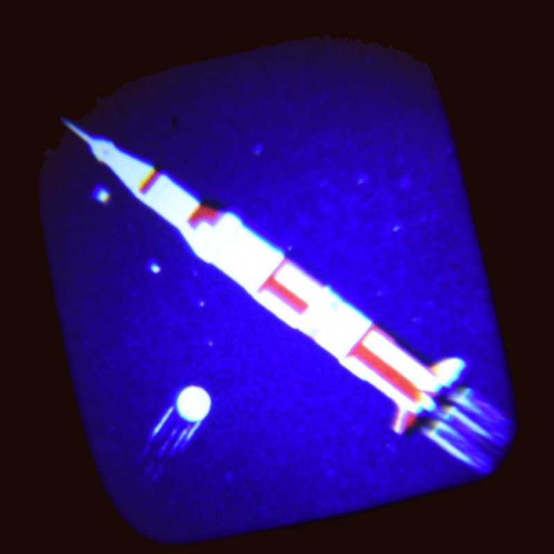 Projektionstaschenlampe Space Age