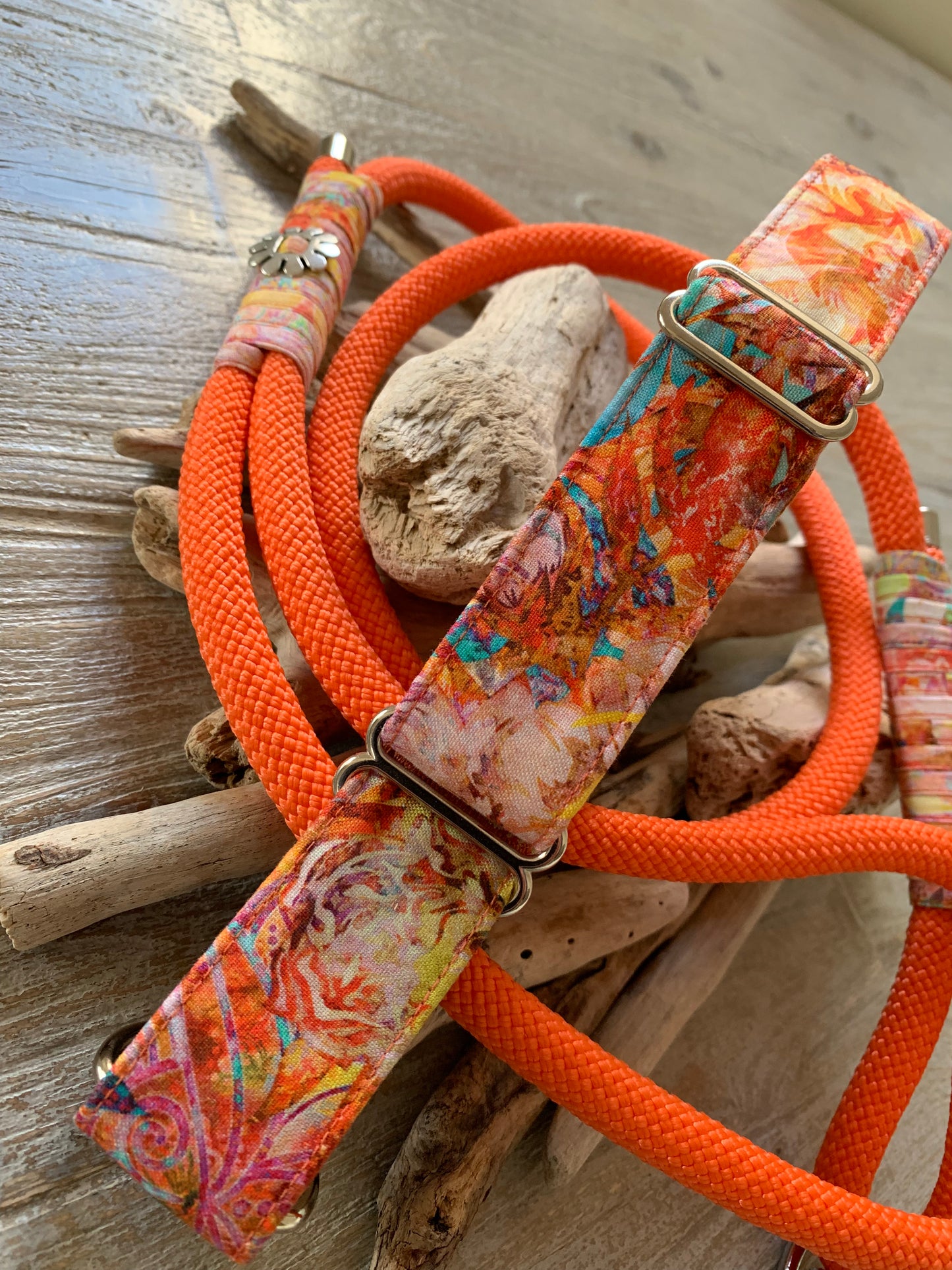 Hunde-Halsband & Leine "Tutti Frutti"