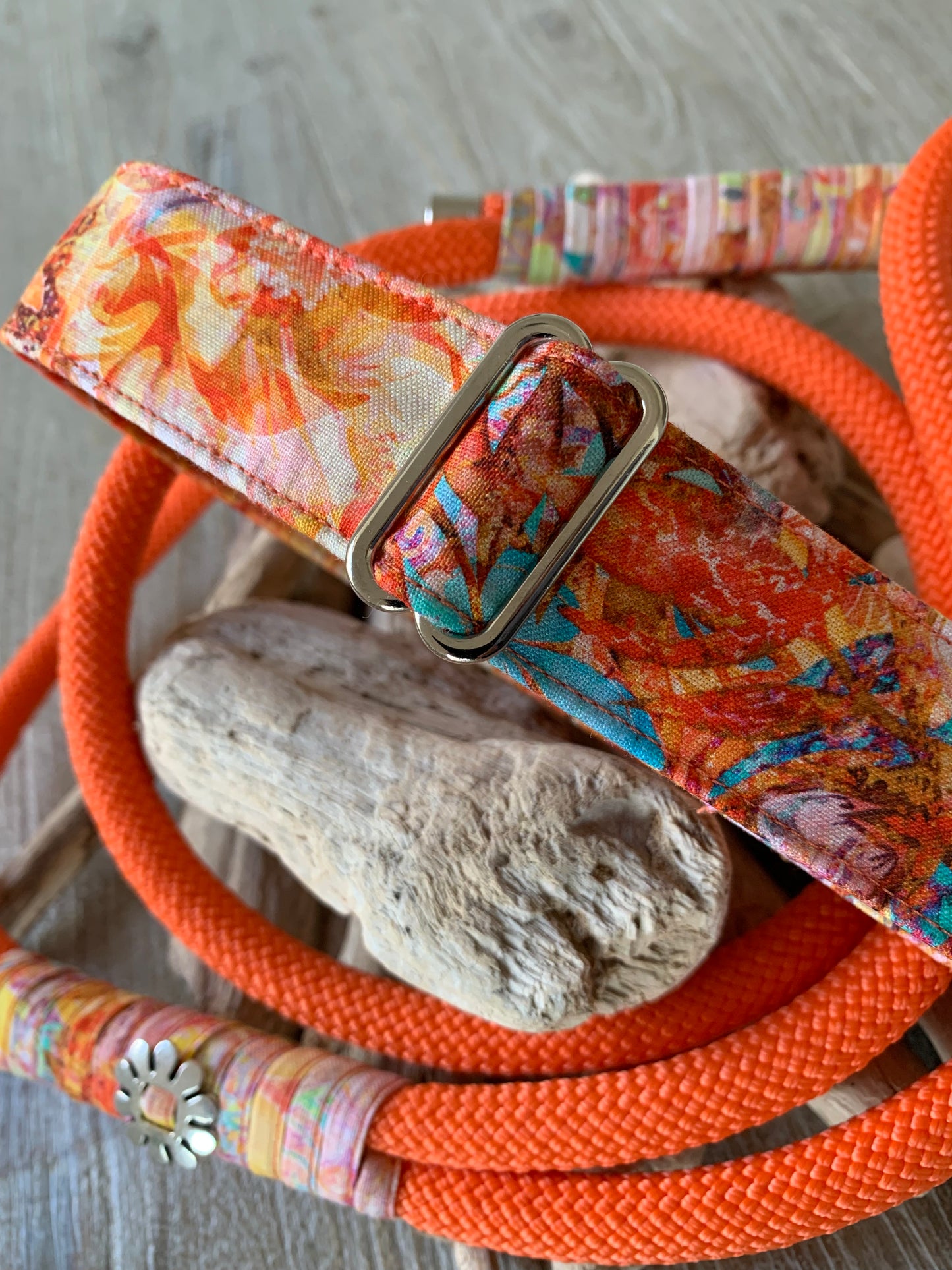Hunde-Halsband & Leine "Tutti Frutti"