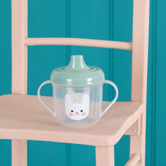 Schnabeltasse in rosa & hellblau
