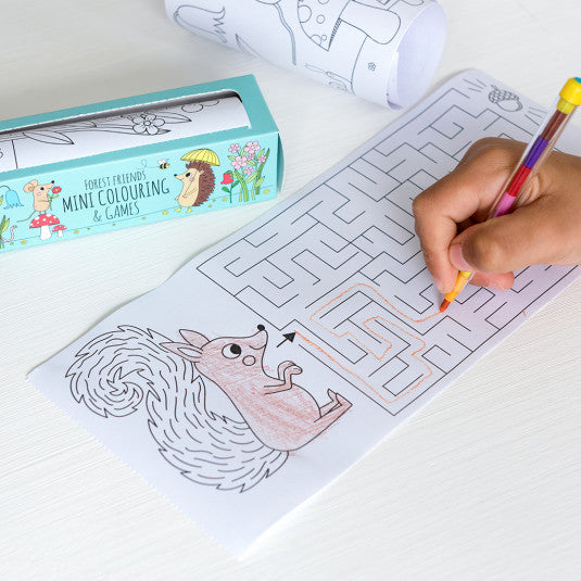 Mini - Mal- & Spielrolle Forest Friends