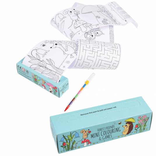 Mini - Mal- & Spielrolle Forest Friends