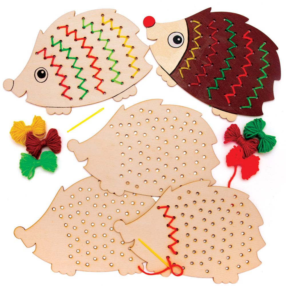 Stickset: "Igel" aus Holz