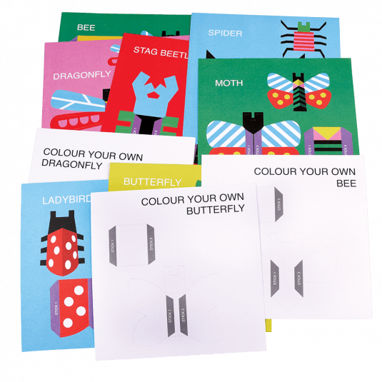 Origami-Bastelset Insekten