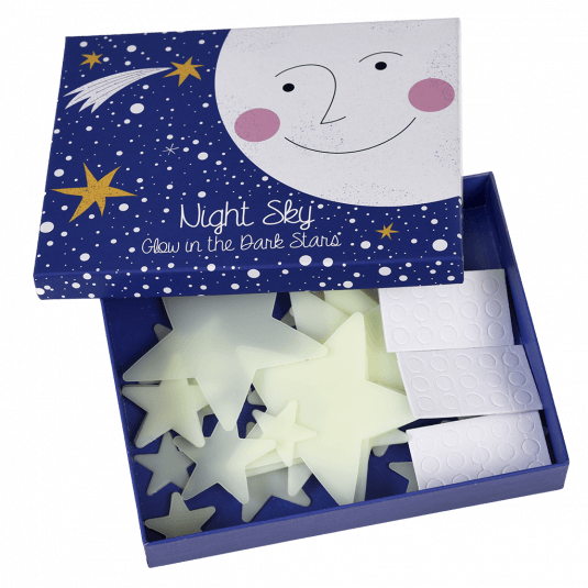 Box Mit 30 Glow In The Dark - Sternen