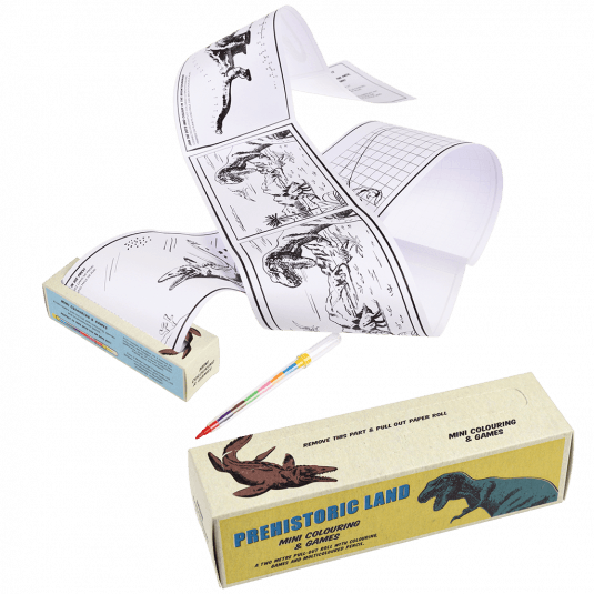Mini - Mal- & Spielrolle Prehistoric Land