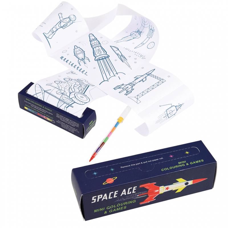 Mini - Mal- & Spielrolle Space Age