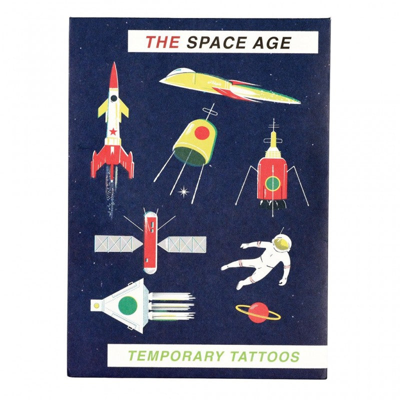 Nicht-permanente Tattoos - Space Age
