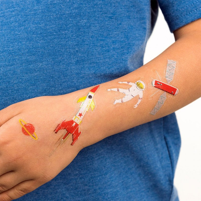 Nicht-permanente Tattoos - Space Age
