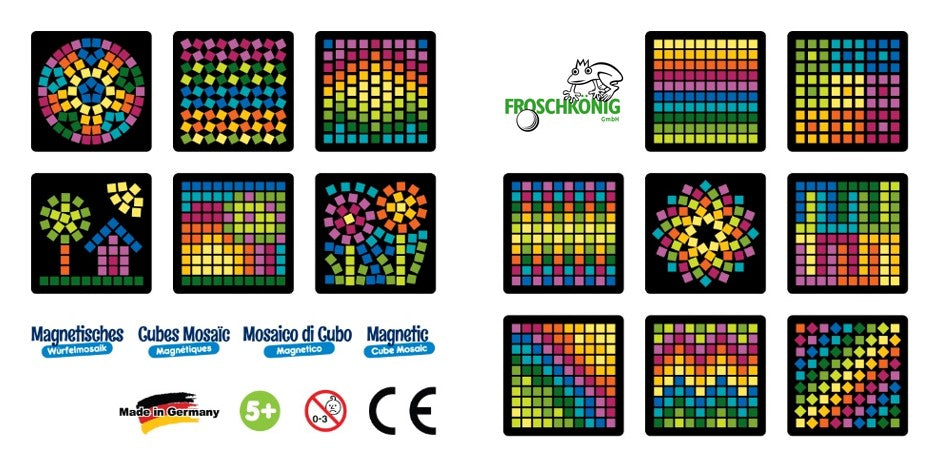 Magnetisches Würfelmosaik