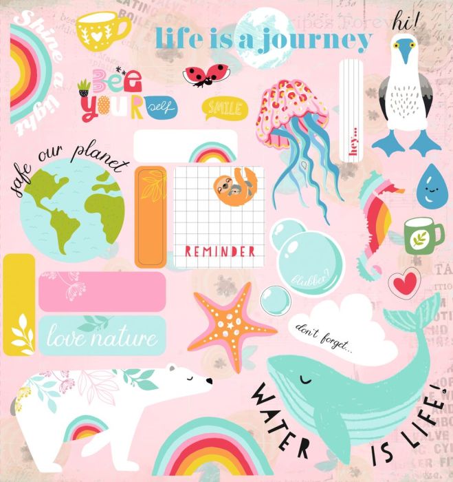 Lovely Planet Stickerbuch