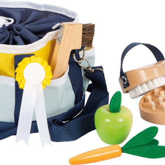 Pferdepflege-Set mit Tasche