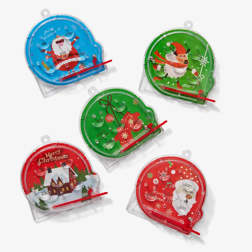 Mini-Flipper-Spiel mit Weihnachtsmotiven