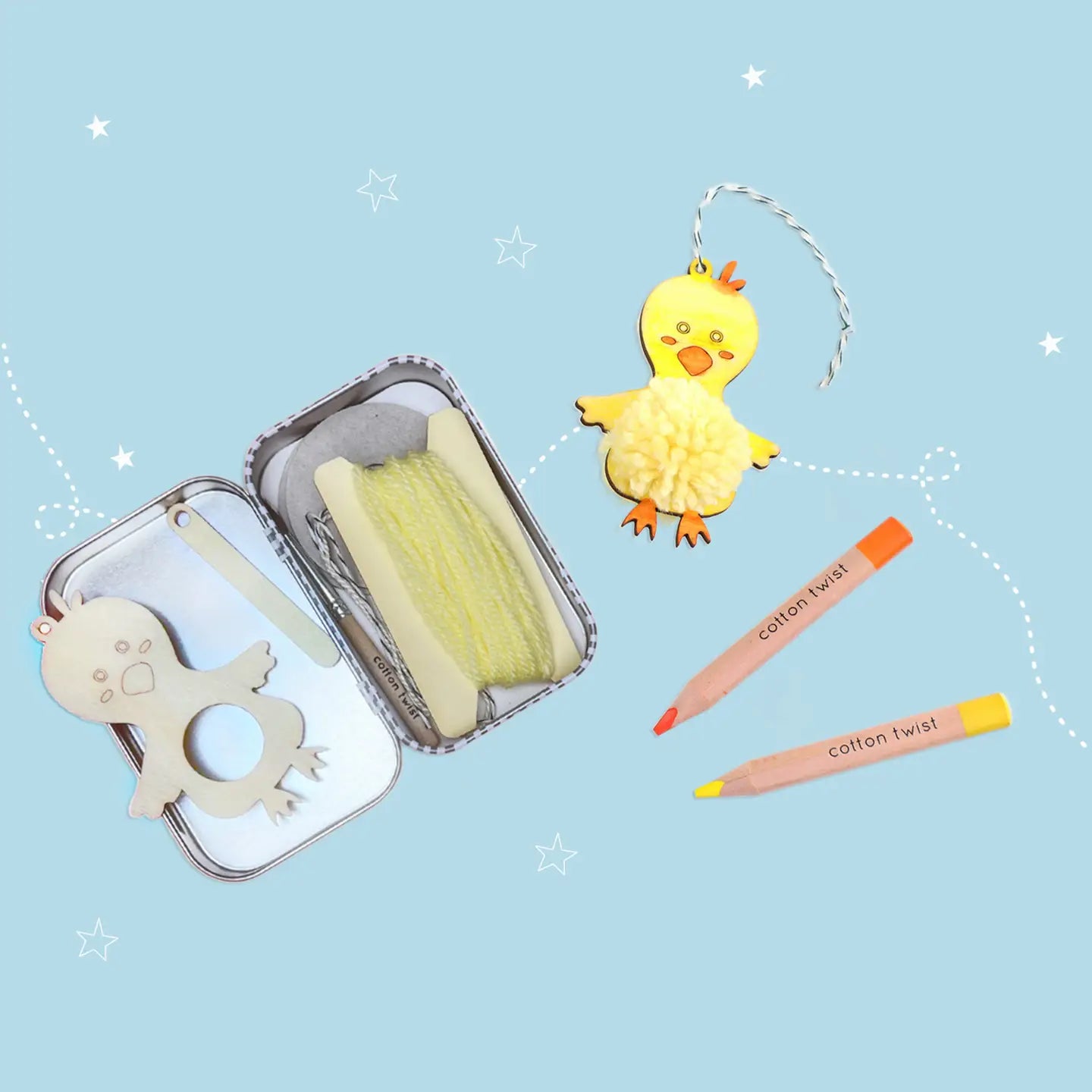 Pom Pom Küken - Osterbastelset