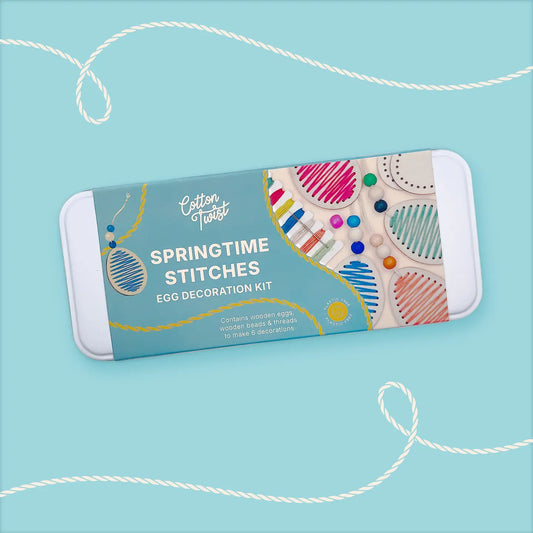 Frühlingsstiche Ei-Dekorationsset - Osterbastelset