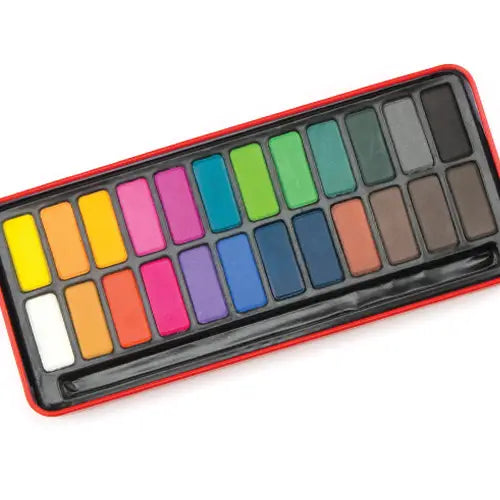 Wasserfarben-Kasten (24 Farben)