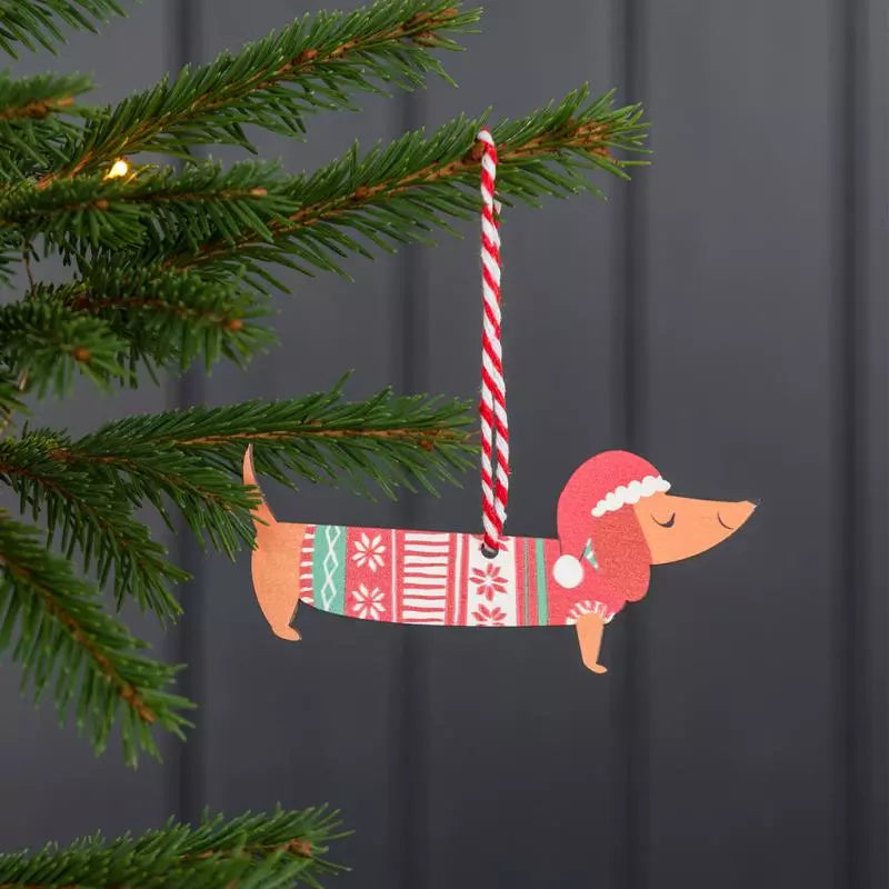Weihnachtsdekoration Dackel