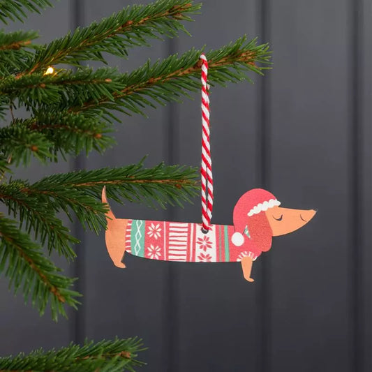 Weihnachtsdekoration Dackel