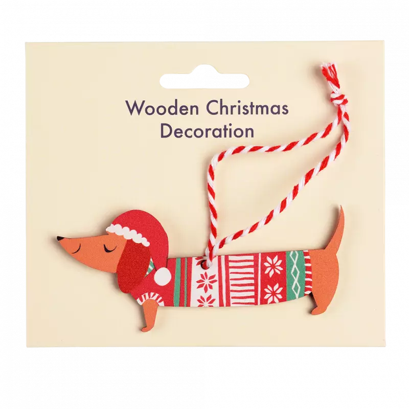 Weihnachtsdekoration Dackel
