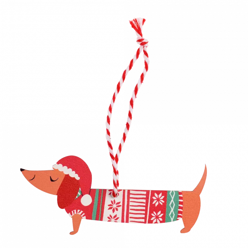 Weihnachtsdekoration Dackel