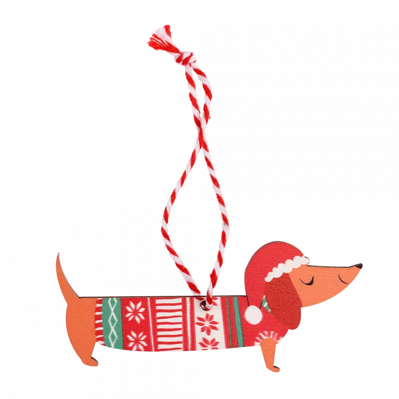 Weihnachtsdekoration Dackel