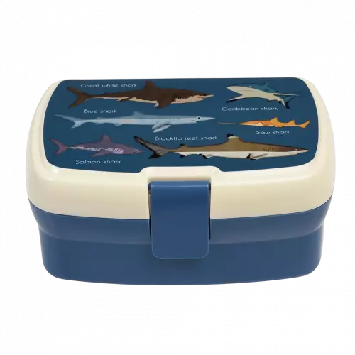 Lunchbox mit herausnehmbarem Fach -  Sharks