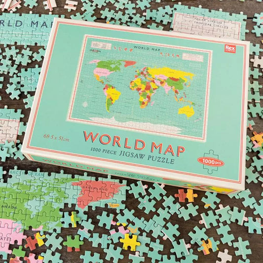 Puzzle World Map (1000 Teile)