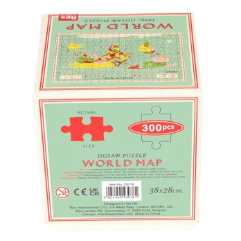 Puzzle World Map in der Box