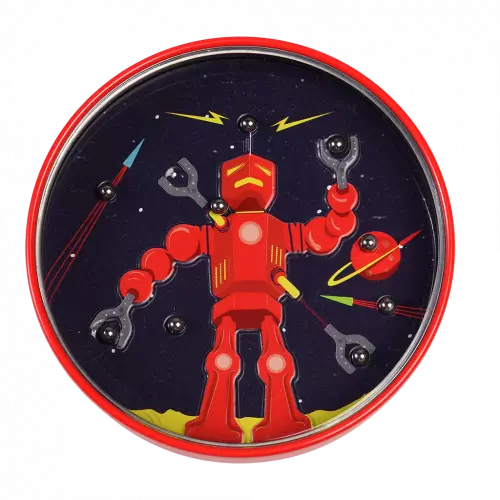 Grosses Balancespiel "Sci-Fi Roboter" in der Dose
