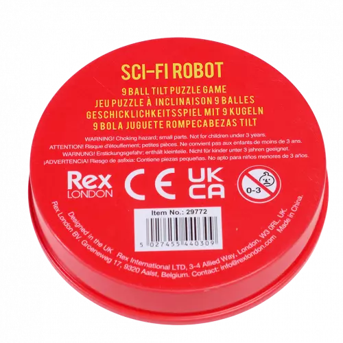 Grosses Balancespiel "Sci-Fi Roboter" in der Dose