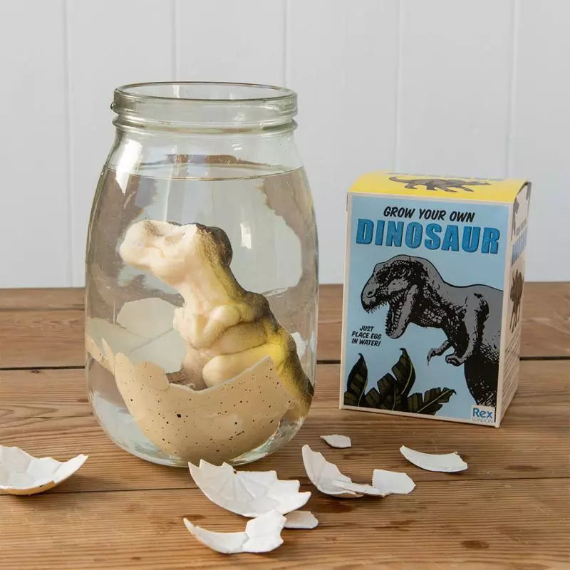 Riesenei mit schlüpfendem Dino