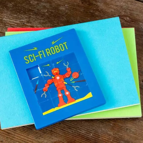 Schiebepuzzle Roboter