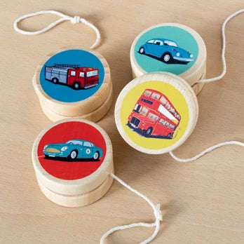 Hölzernes Yoyo Road Trip