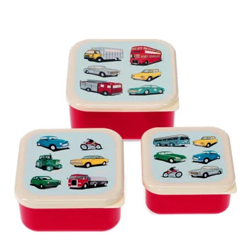 3er Set Snackdosen Road Trip