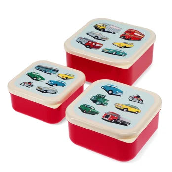 3er Set Snackdosen Road Trip